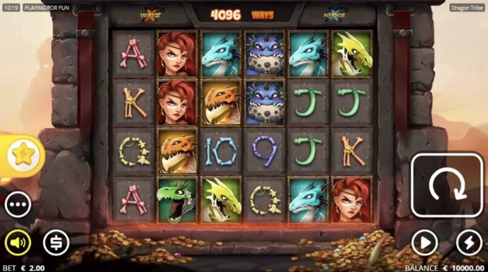 Оригинальные игровыве автоматы «Dragon Tribe» в приложении Джойказино»